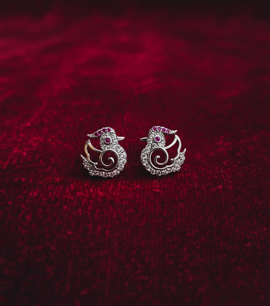 Swan Sparkle Earrings