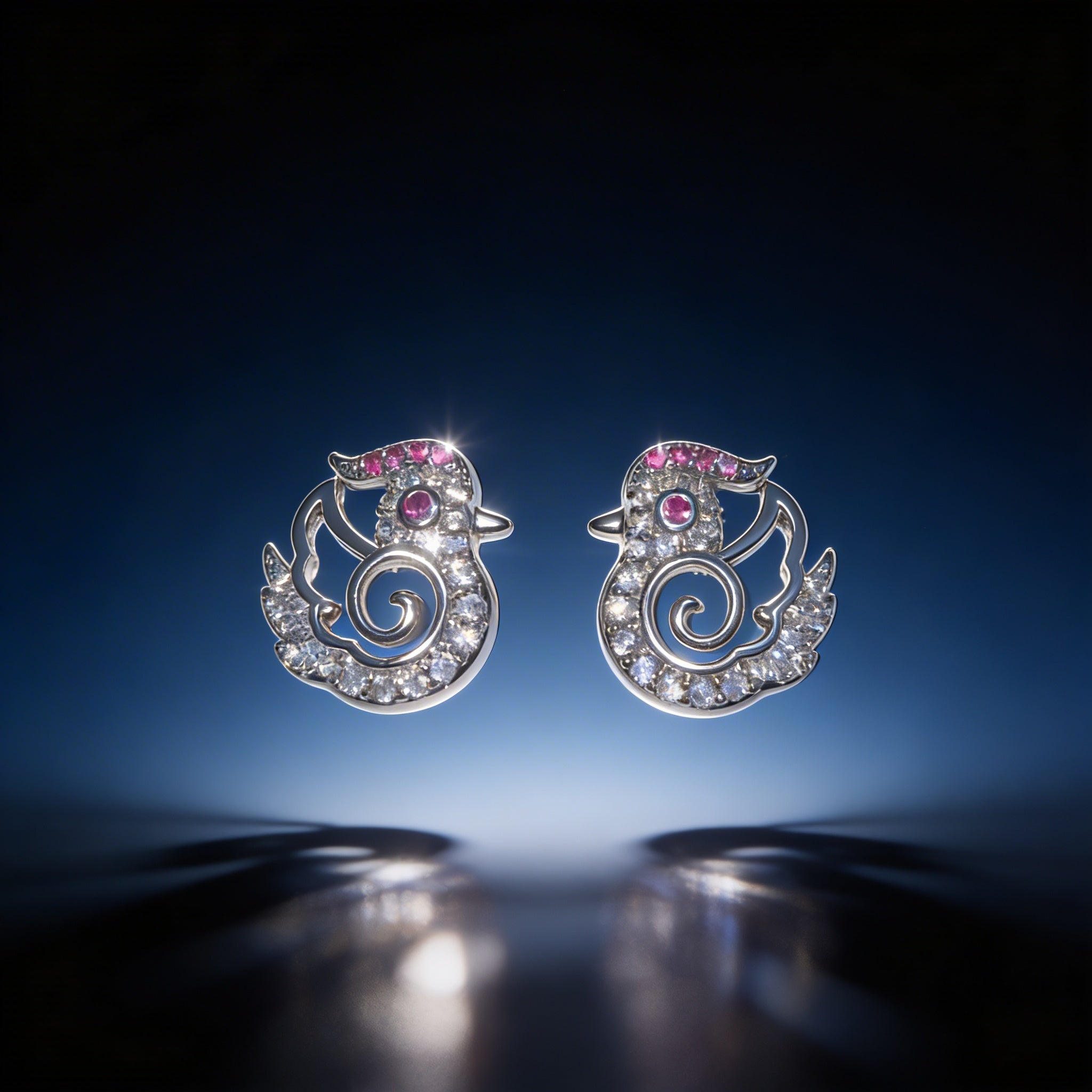 Swan Sparkle Earrings