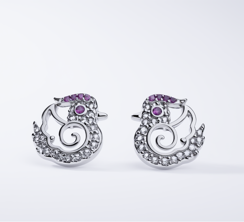 Swan Sparkle Earrings