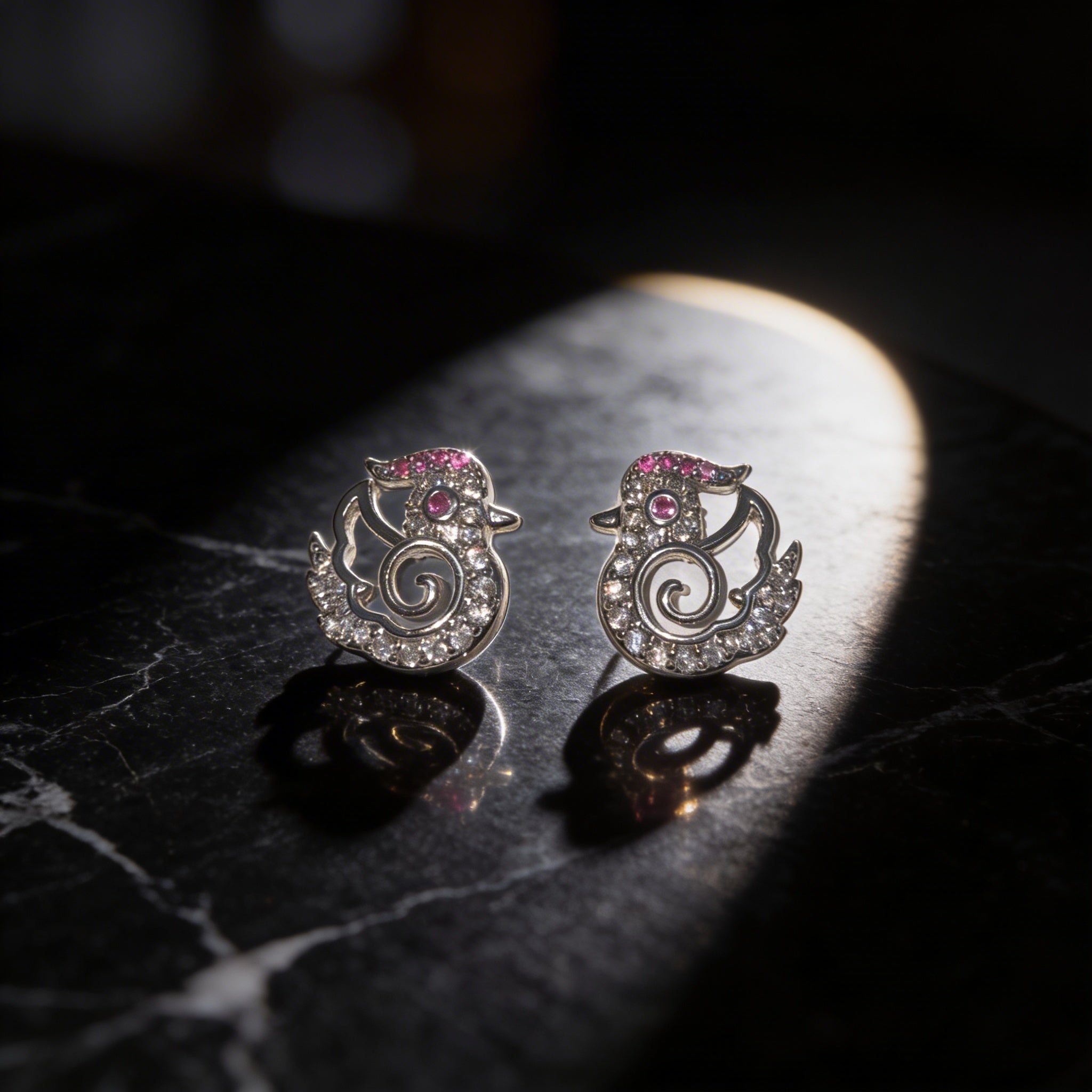 Swan Sparkle Earrings