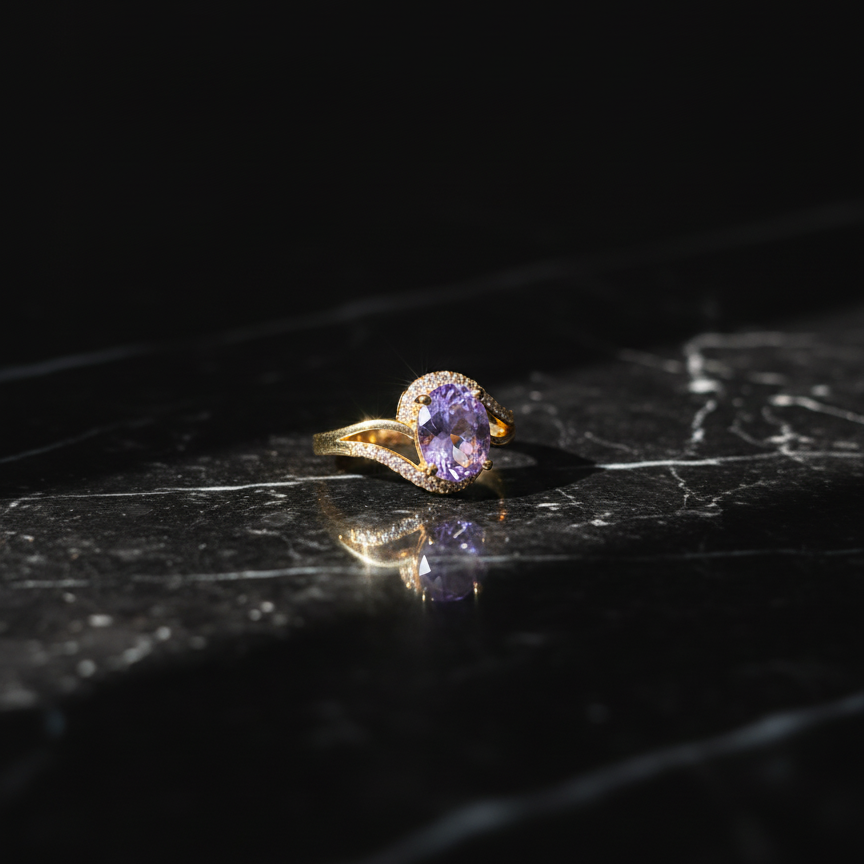 Lumière Oval Elegance Ring