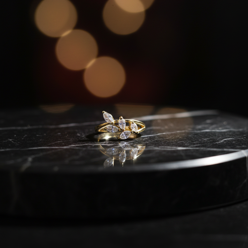 Aurora Vine Spark Ring